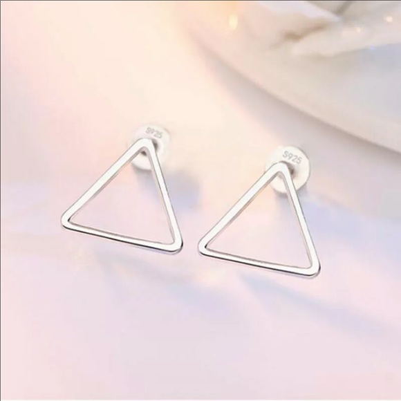 ▪️triangle earrings delicate ▪️ - Picture 3 of 5